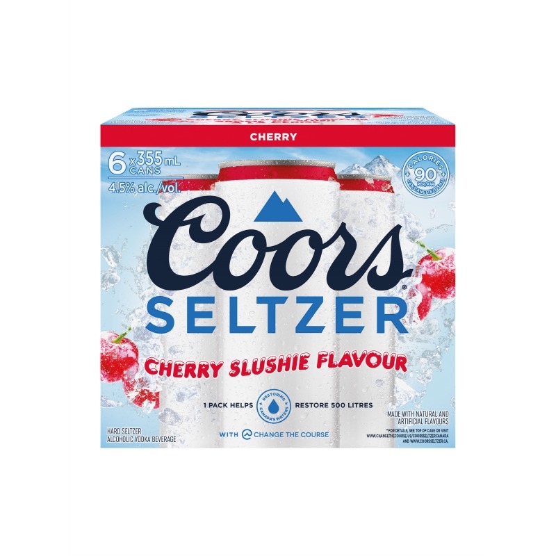 Coors Seltzer Cherry Slushie 6